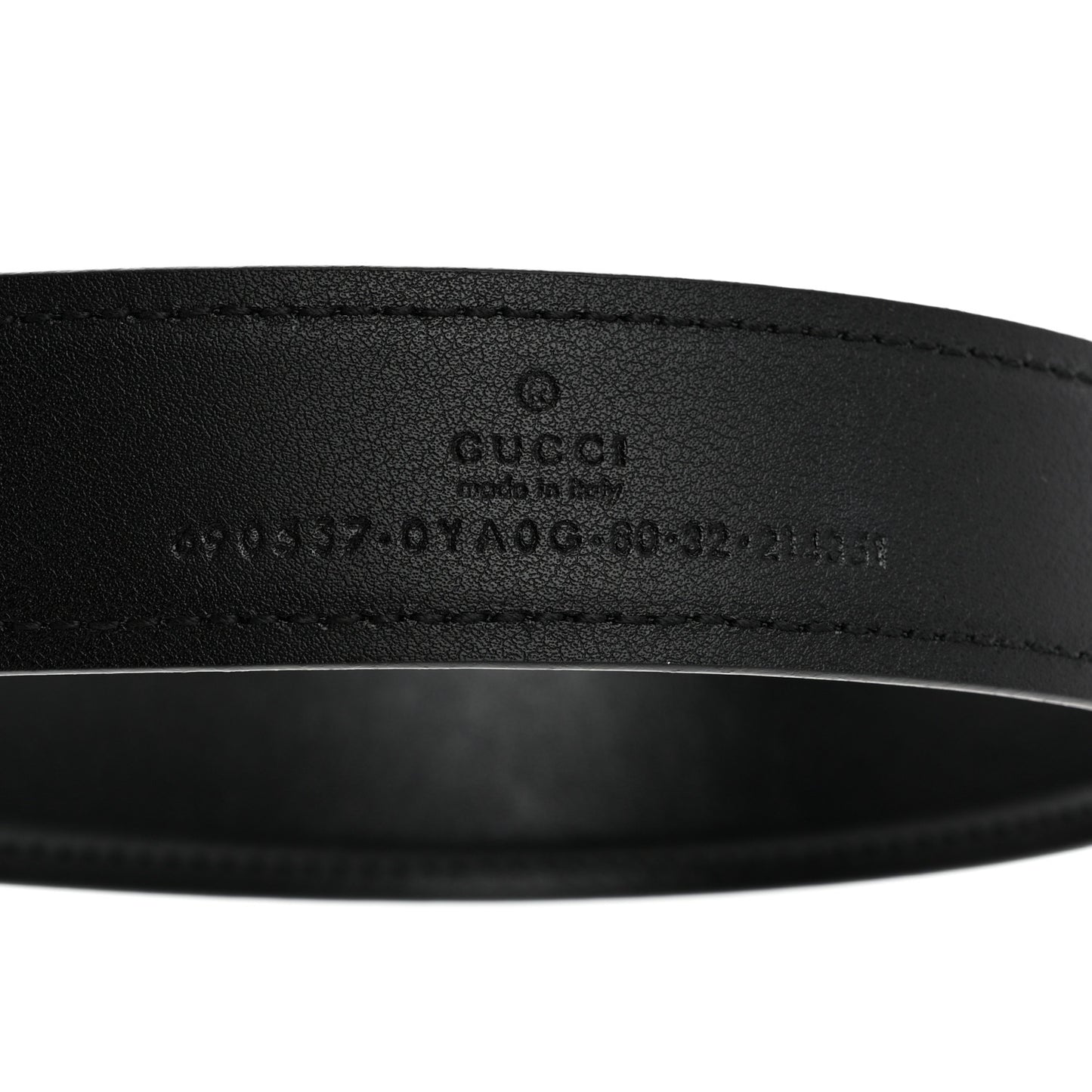 Ciny Lux Calfskin Blondie 30mm Belt 80 32 Black