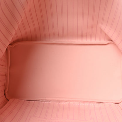 Louis Vuitton Damier Ebene Neo Neverfull MM Rose Ballerine 5 of 9