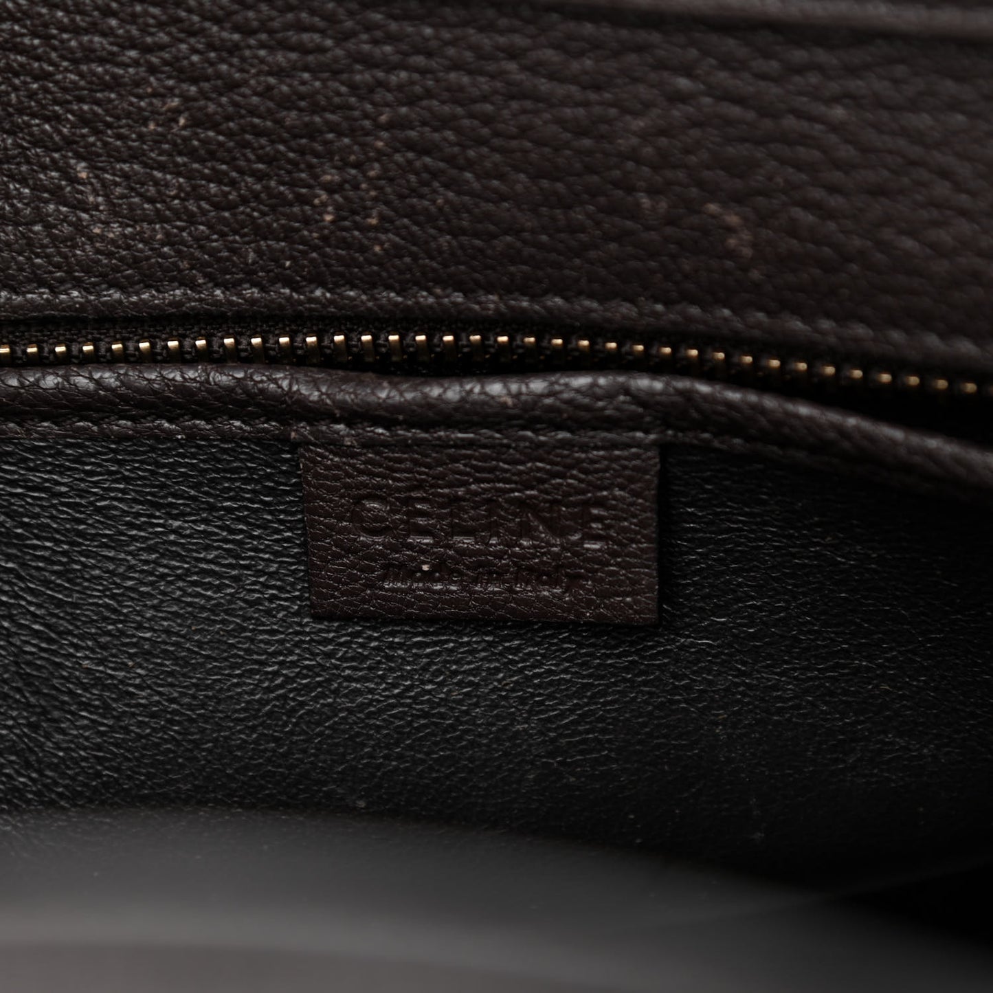 Goatskin Nano Luggage Dark Taupe