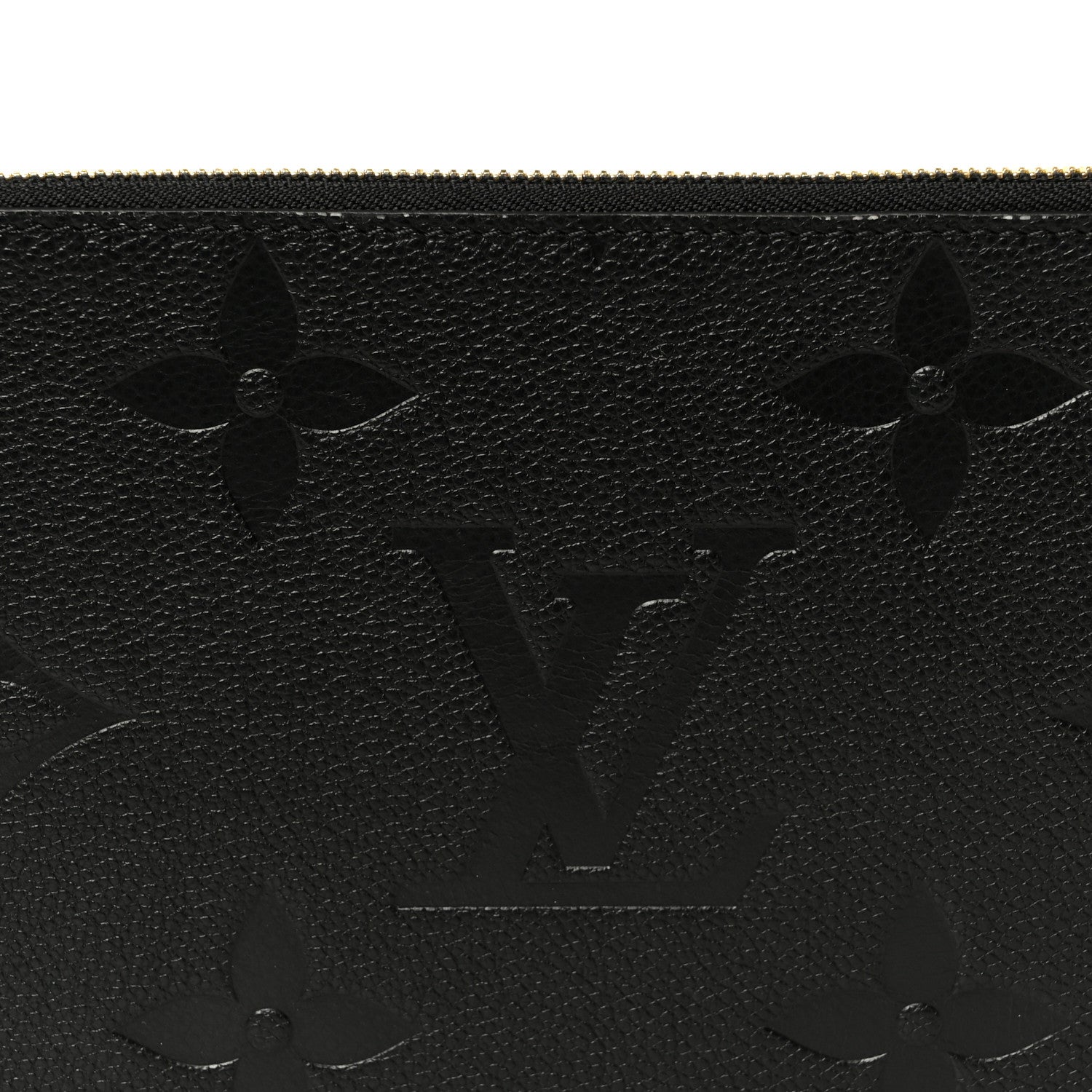 Louis Vuitton Empreinte Monogram Giant Neverfull MM Pochette Black 7 of 9