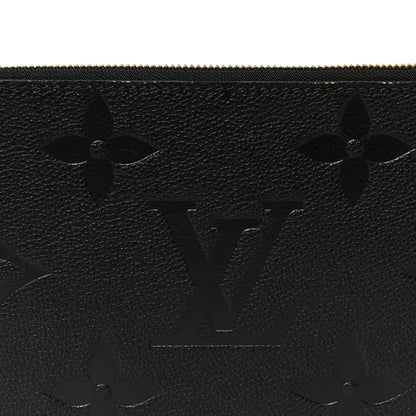 Louis Vuitton Empreinte Monogram Giant Neverfull MM Pochette Black 7 of 9