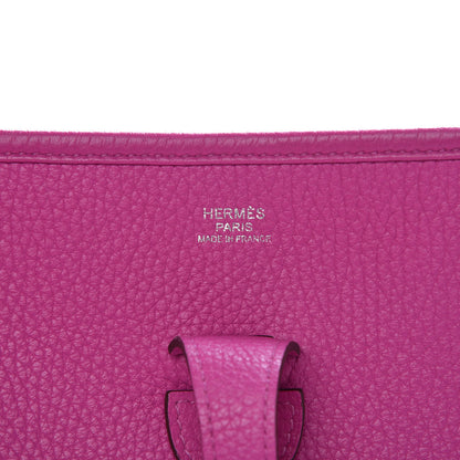 Hermes Taurillon Clemence Evelyne III PM Magnolia 6 of 13
