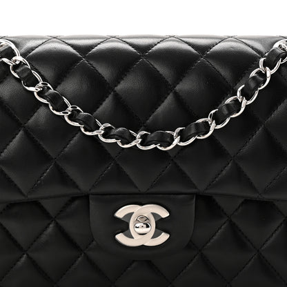 Chanel Lambskin Quilted Small Double Flap Black 8 of 10