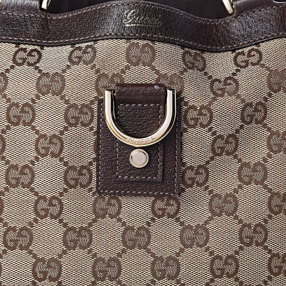 Gucci Monogram Abbey Small Tote Dark Brown 12 of 13