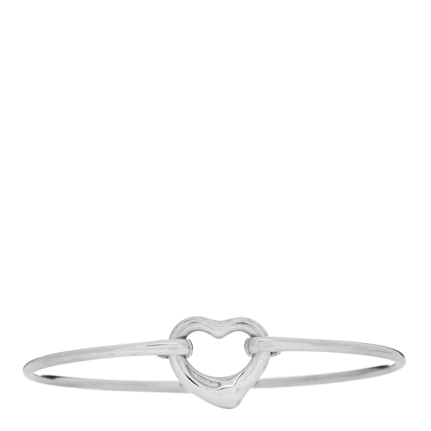 Sterling Silver Elsa Peretti Open Heart Bangle