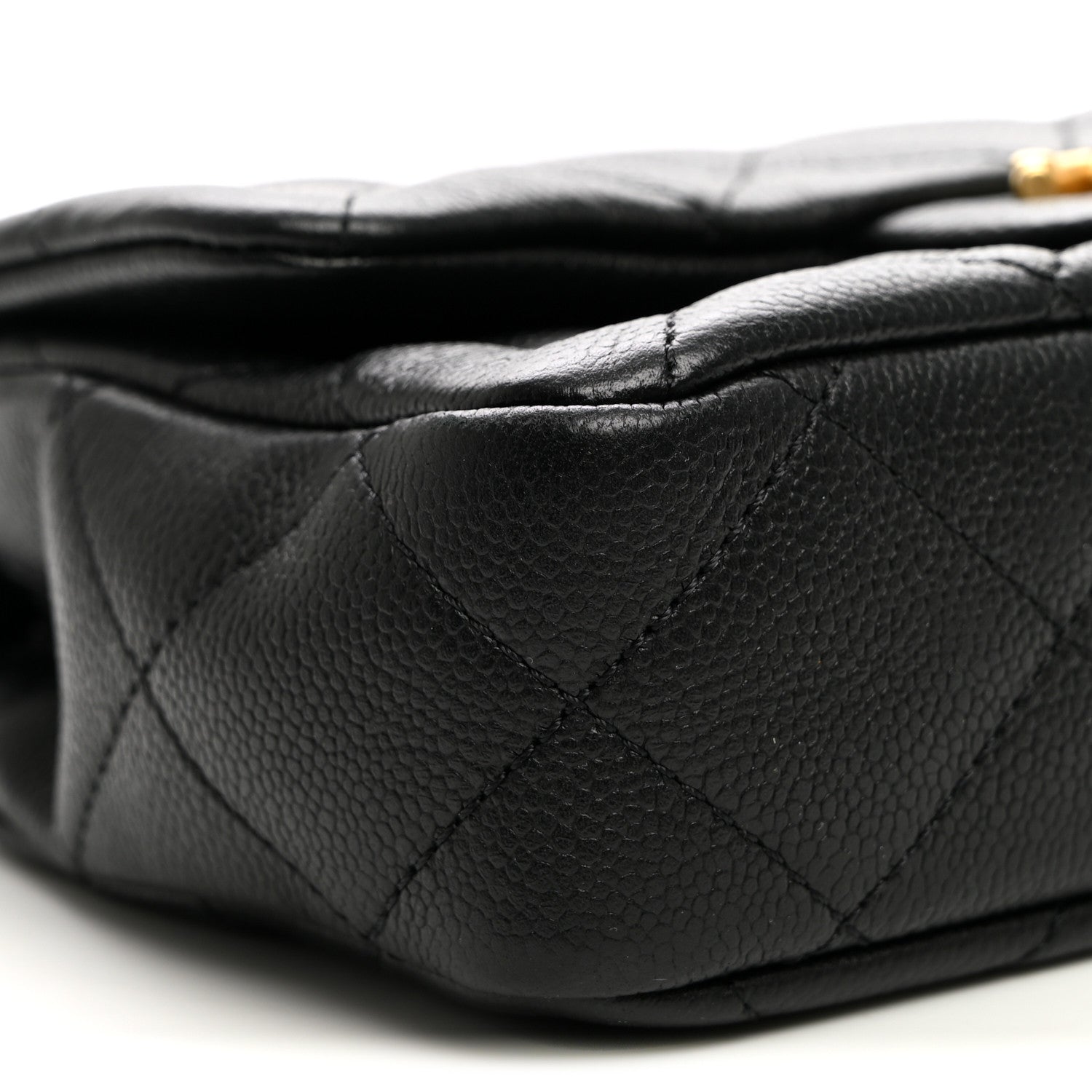 Chanel Caviar Quilted Mini Sweetheart Rectangular Flap Black 8 of 9
