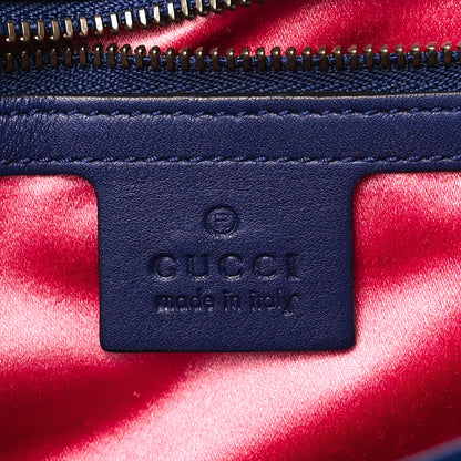 Gucci Velvet Matelasse Medium GG Marmont Shoulder Bag Cobalt Blue 6 of 9
