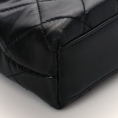 Chanel Lambskin Quilted Flap Waist Belt Bag Black 7 of 8