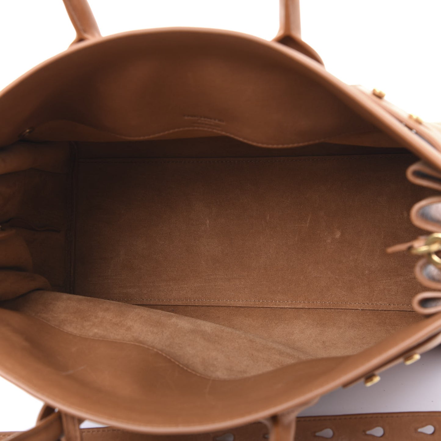 Smooth Calfskin Small Supple Sac De Jour Tan