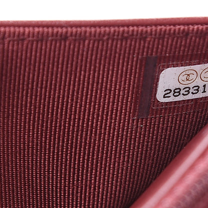 Chanel Aged Calfskin Quilted Gabrielle Wallet On Chain WOC Burgundy 7 of 13
