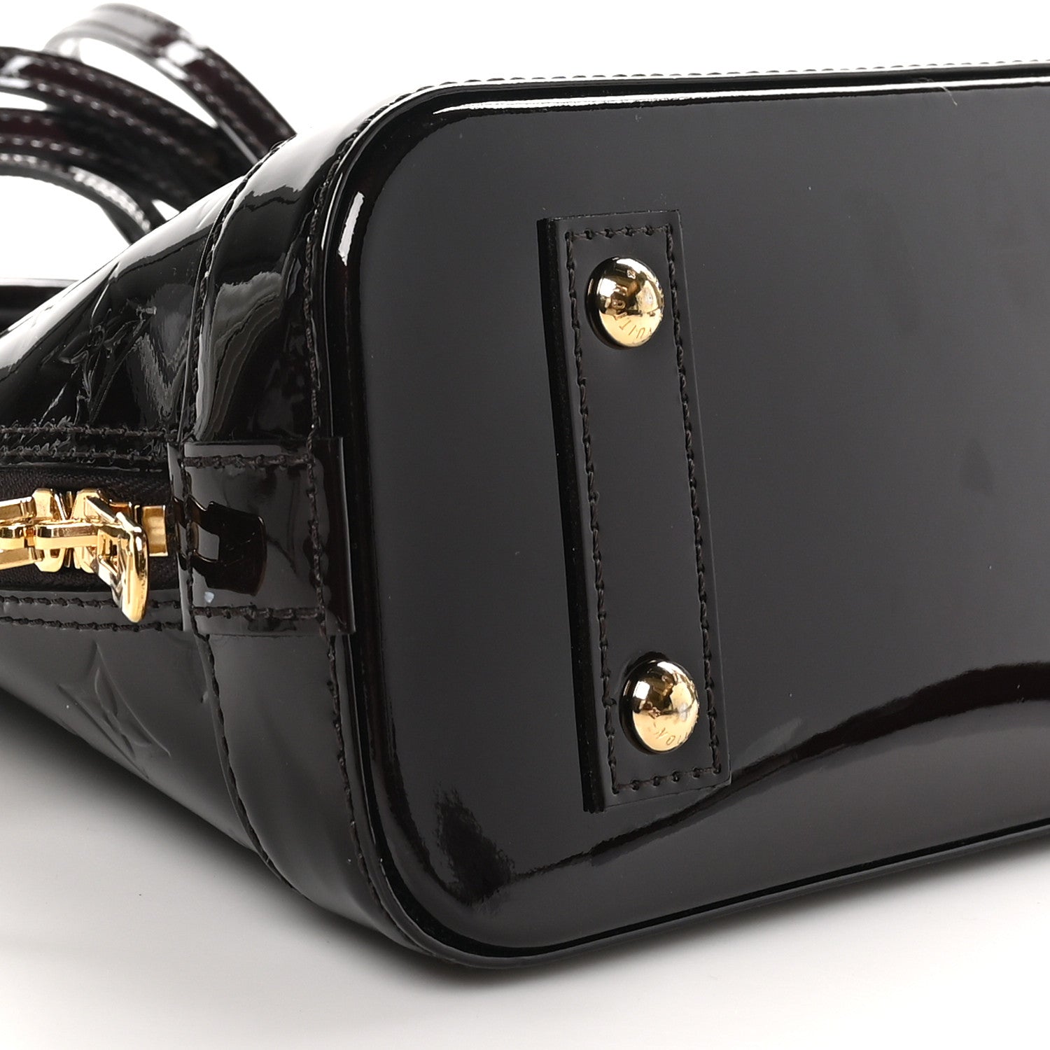 Louis Vuitton Vernis Alma BB Amarante 8 of 9