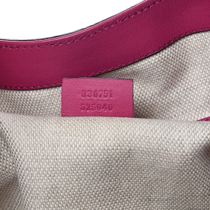 Gucci Patent Small Soho Shoulder Bag Bright Bougainvillea 7 of 11