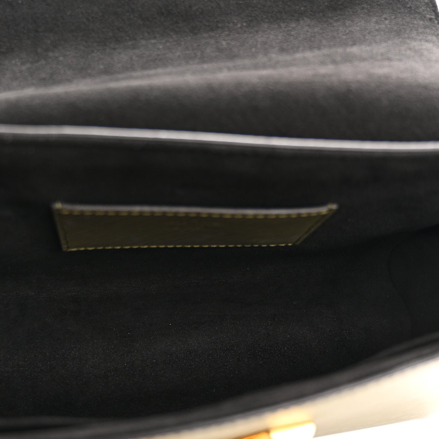 Epi Monogram Kabuki Twist Shoulder Bag MM Green