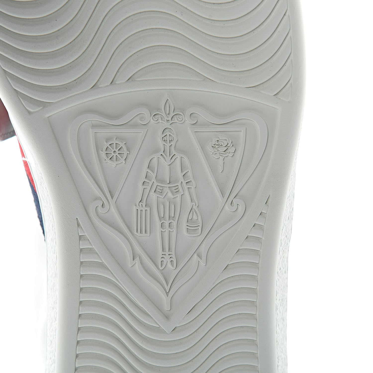 Gucci Calfskin Ayers Embroidered Web Mens Ace Removable Patches High Top Sneakers 10 White 6 of 9