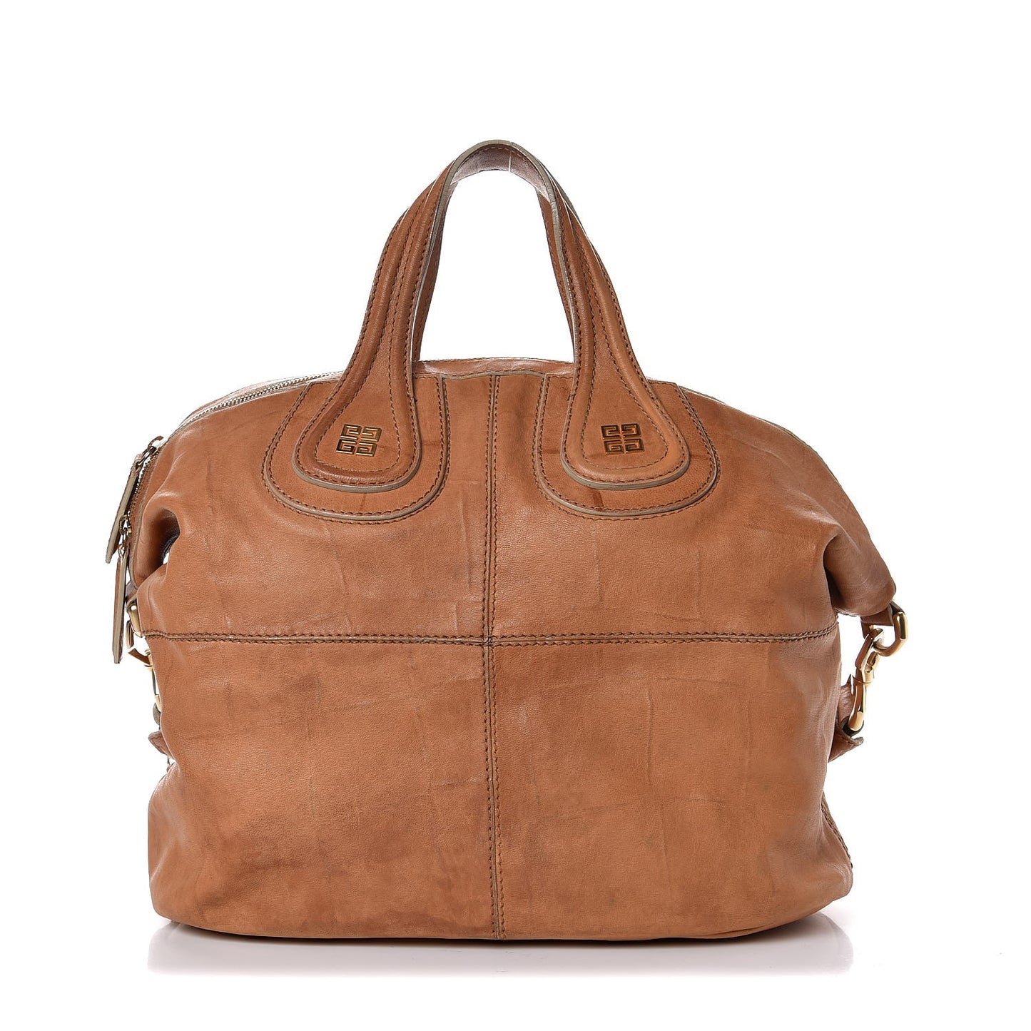 Wrinkled Lambskin Medium Nightingale Tan