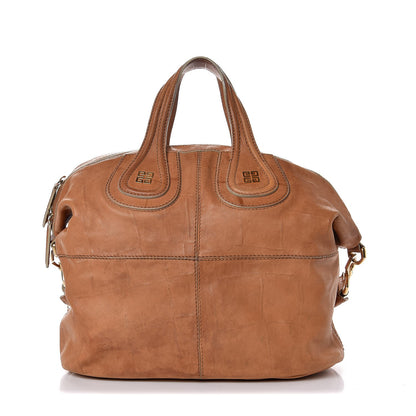 Givenchy Wrinkled Lambskin Medium Nightingale Tan 1 of 14