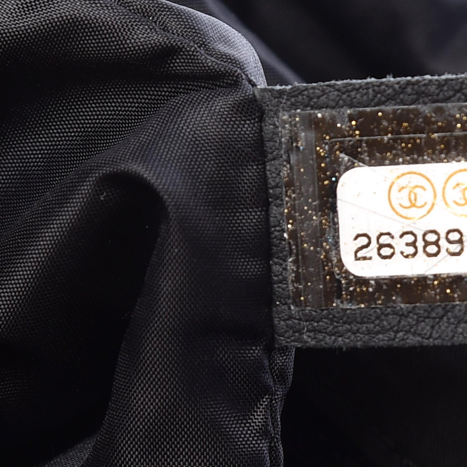 Chanel Wool Nylon Quilted Coco Neige Backpack Black 7 of 10