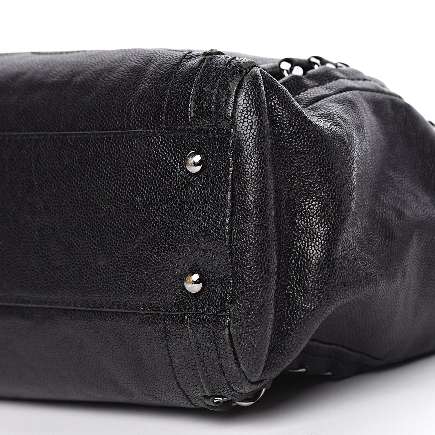 Chanel Glazed Caviar Modern Chain Tote Black 11 of 12