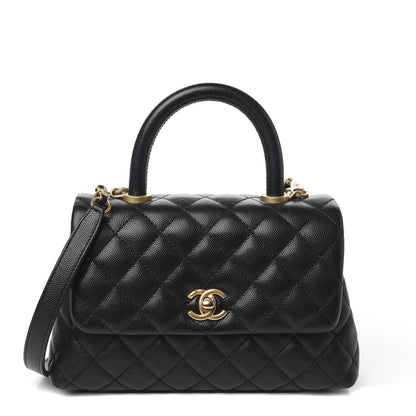Chanel Caviar Quilted Mini Coco Handle Flap Black 1 of 10