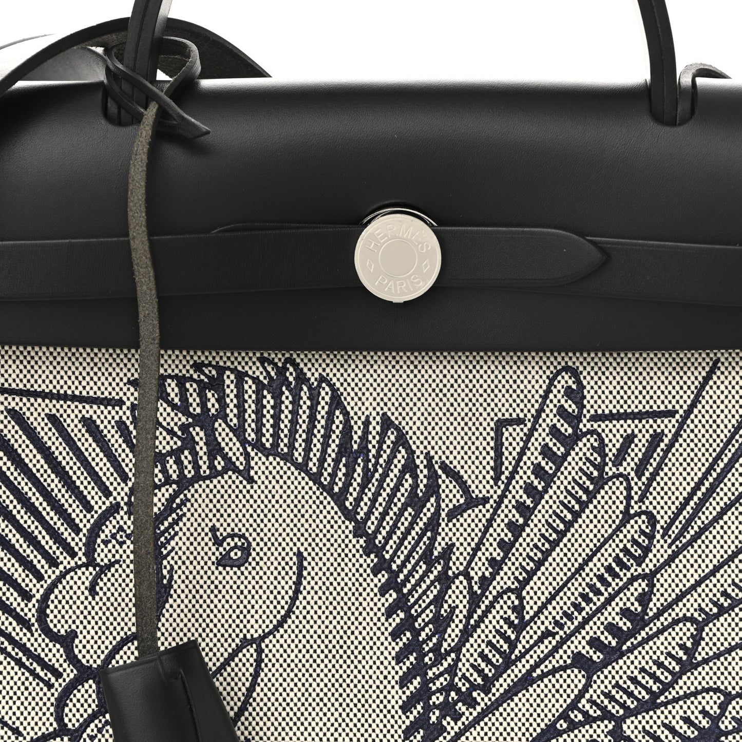 Vache Hunter Toile H Pegase Pop Herbag Zip Retourne 31 PM Bleu Indigo Ecru Black