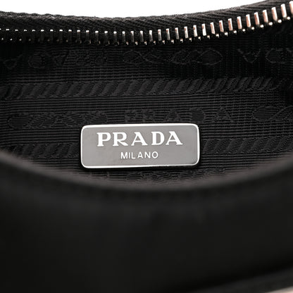 Prada Nylon Re-Edition 2005 Shoulder Bag Black 6 of 11