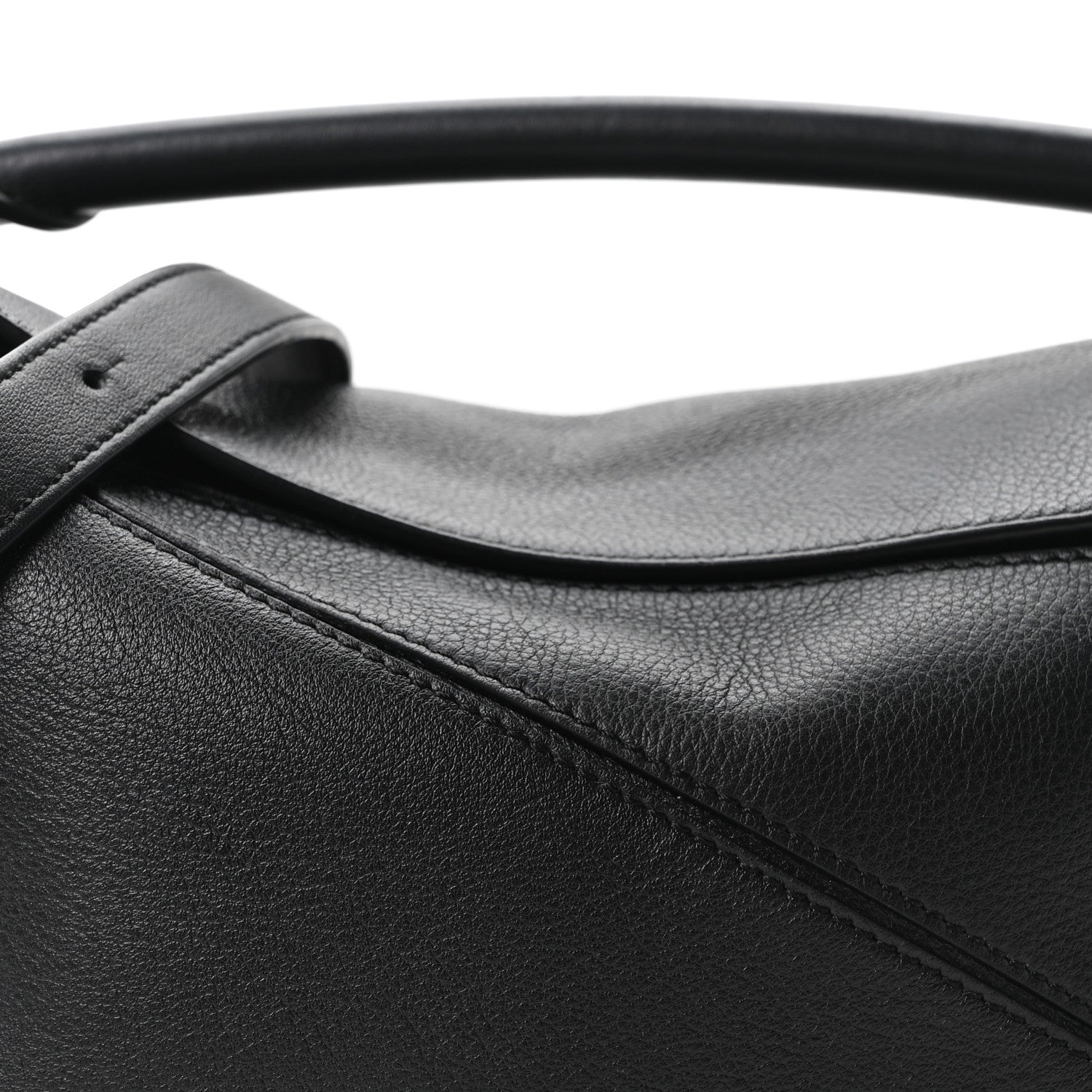 Loewe Calfskin Small Puzzle Bag Black 7 of 9