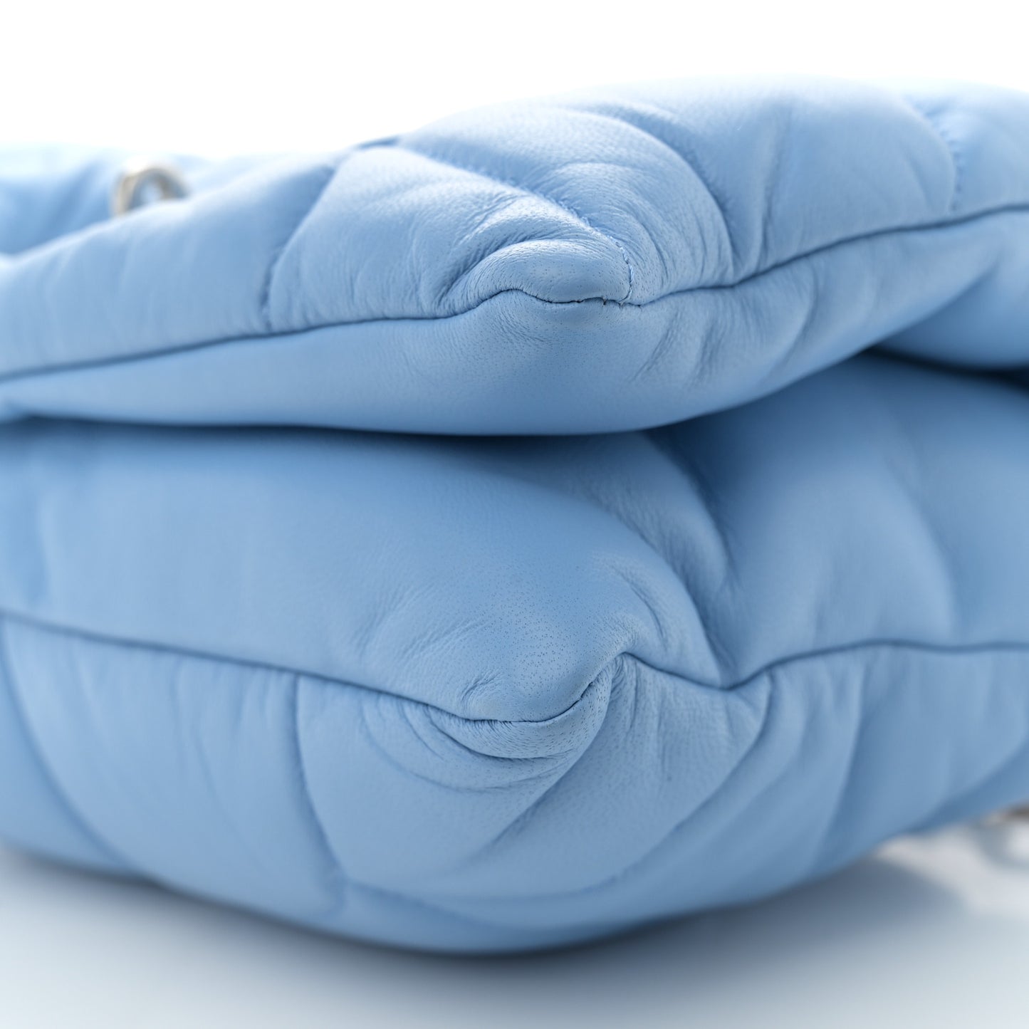 Nappa Pillow Quilted Little Softie Bag Cornflower Blue