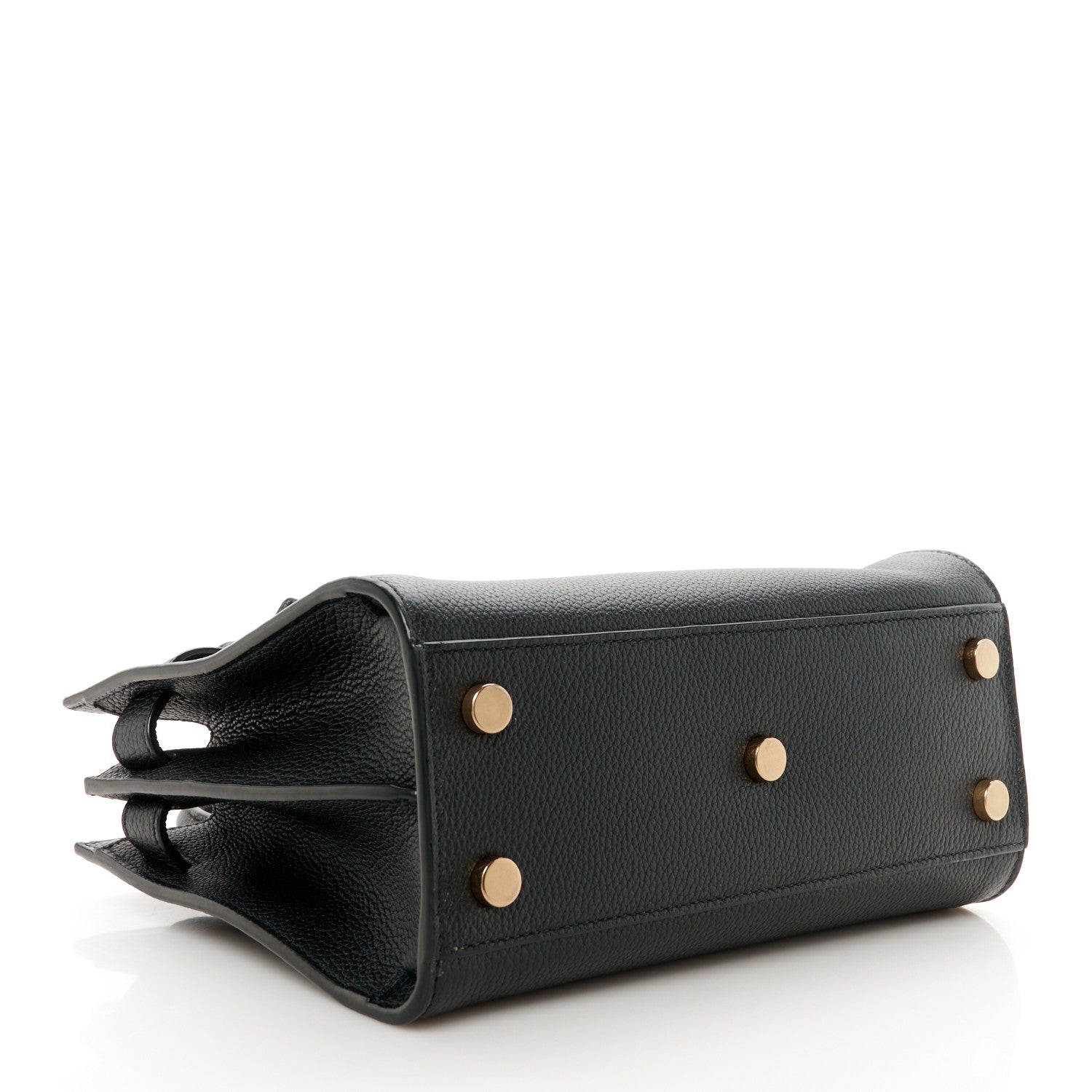 Saint Laurent Grained Calfskin Nano Supple Sac De Jour Black 4 of 10
