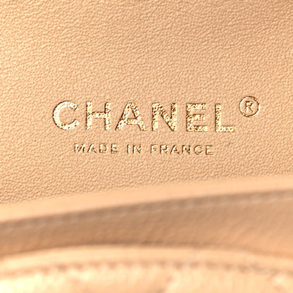 Chanel Caviar Quilted Medium Double Flap Beige 6 of 13