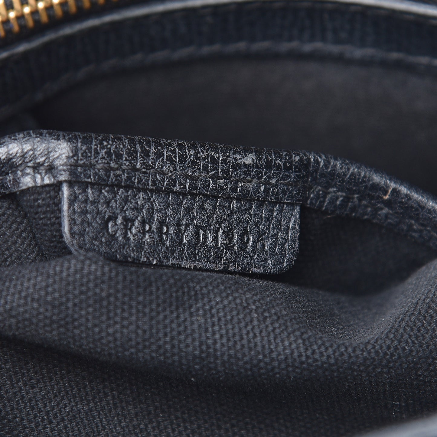 Grainy Calfskin House Check Medium Banner Tote Black