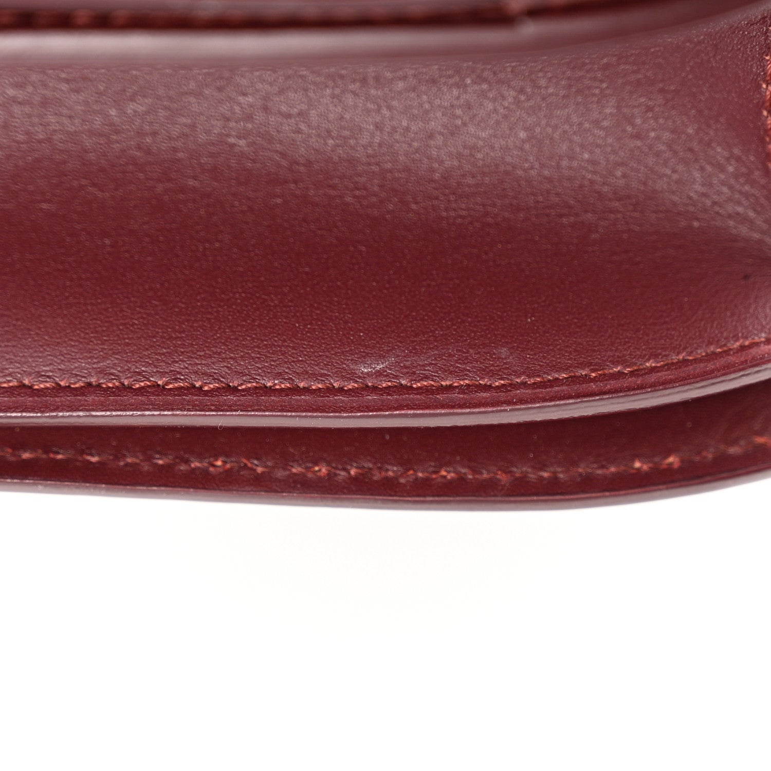 Celine Box Calfskin Medium Classic Box Flap Bag Burgundy 20 of 21
