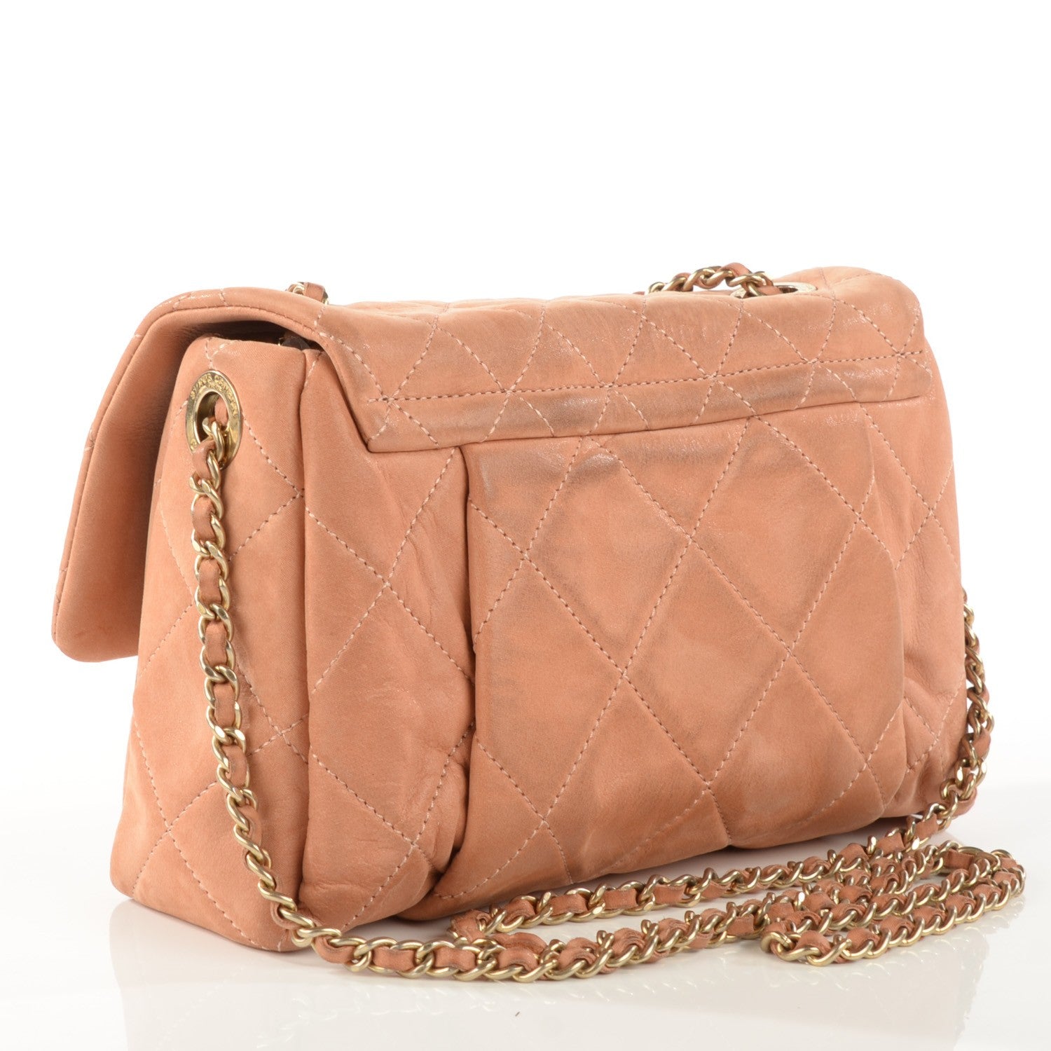 Chanel Iridescent Calfskin Chic Quilt Small Flap Beige 3 of 8