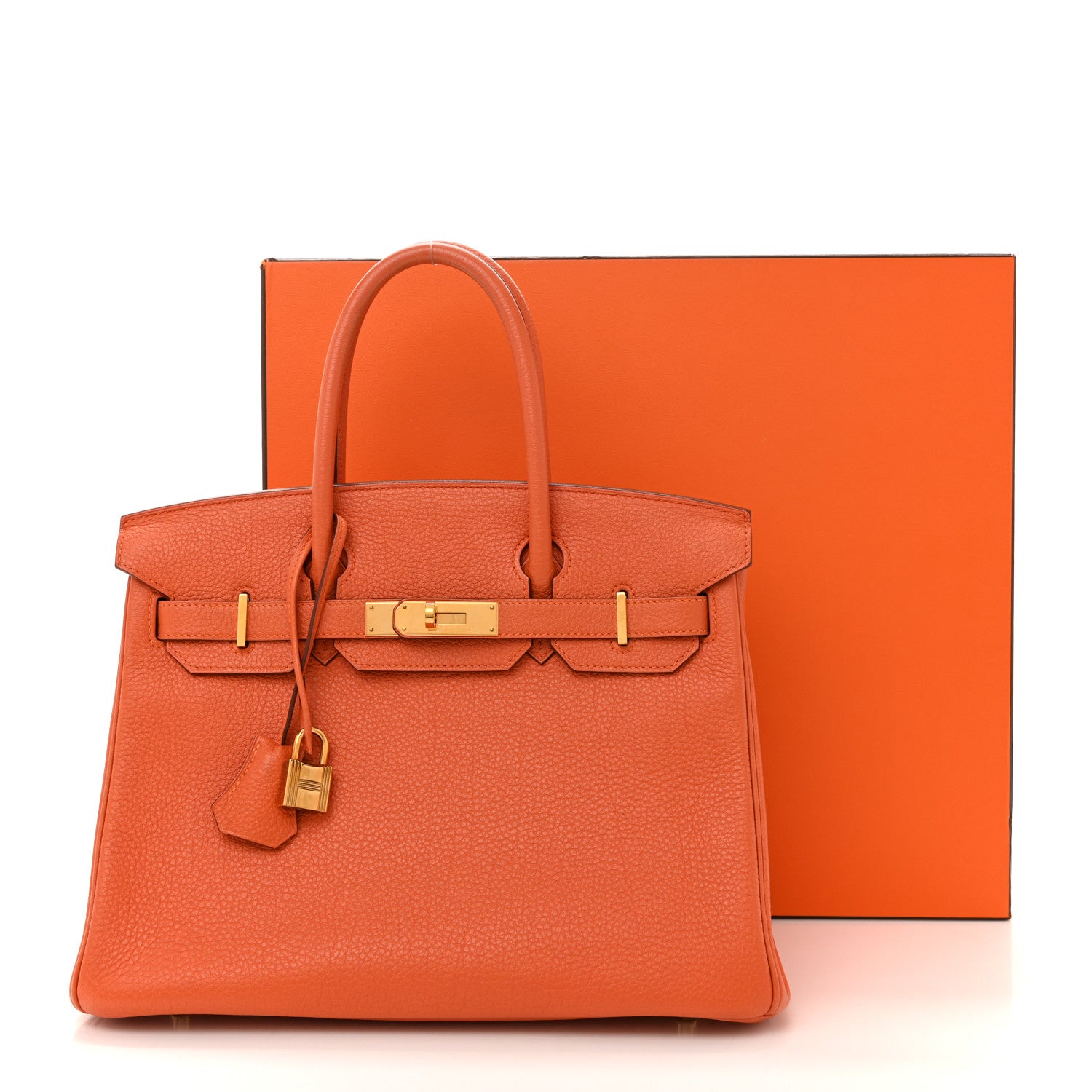 Hermes Togo Birkin 30 Orange 16 of 16