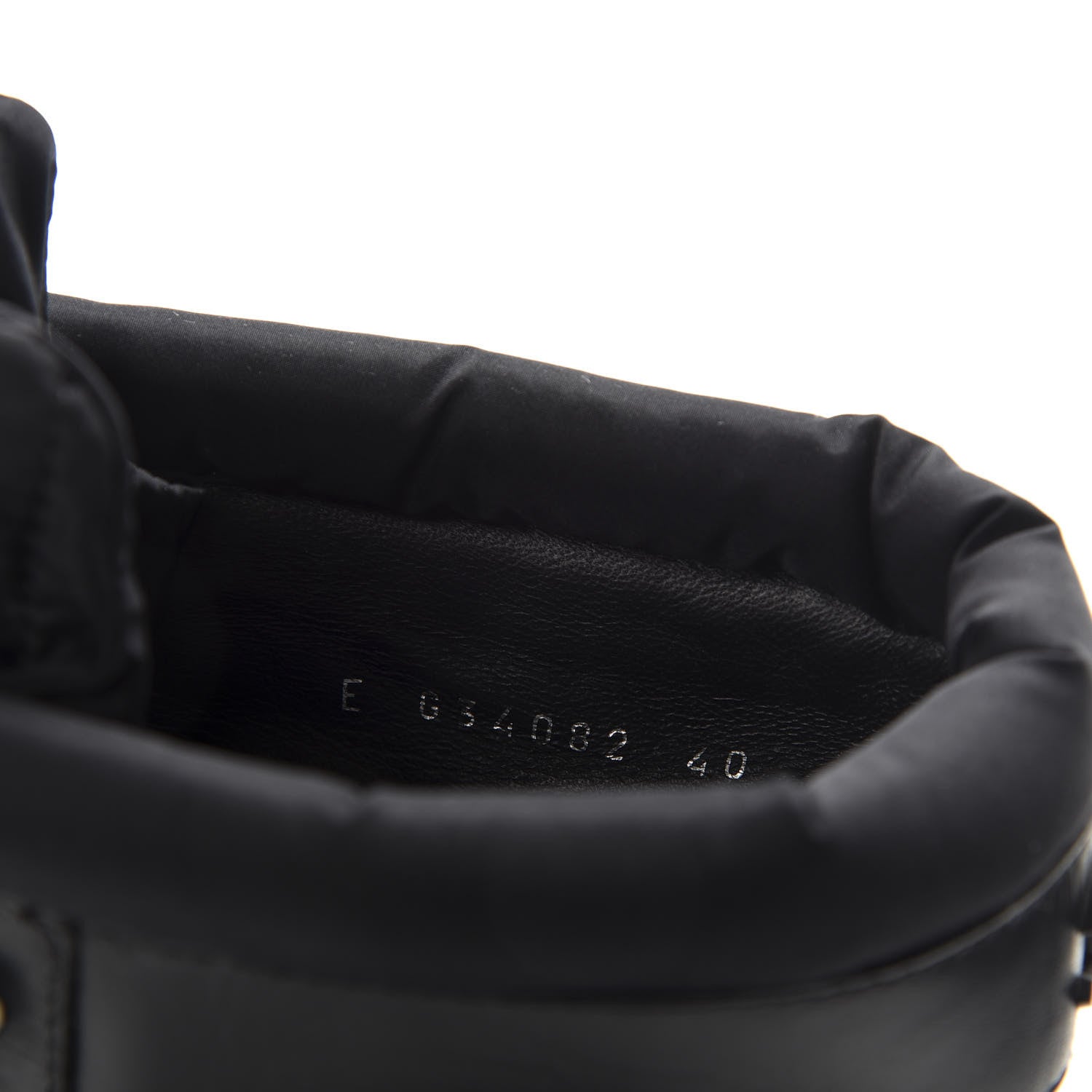 Chanel Nylon Calfskin Womens Coco Neige Short Boots 40 Black 10 of 11