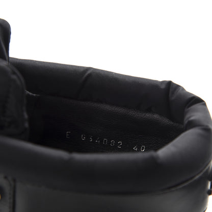 Chanel Nylon Calfskin Womens Coco Neige Short Boots 40 Black 10 of 11