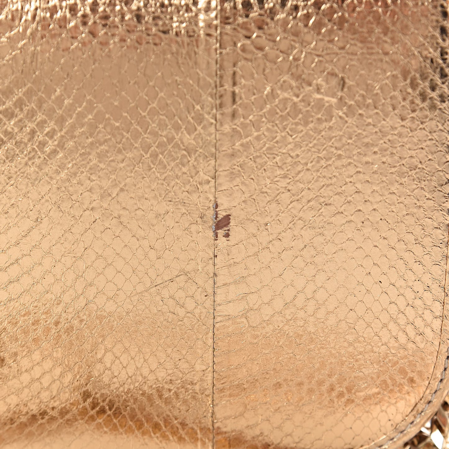 Metallic Elaphe Zadie Crossbody Bag Gold