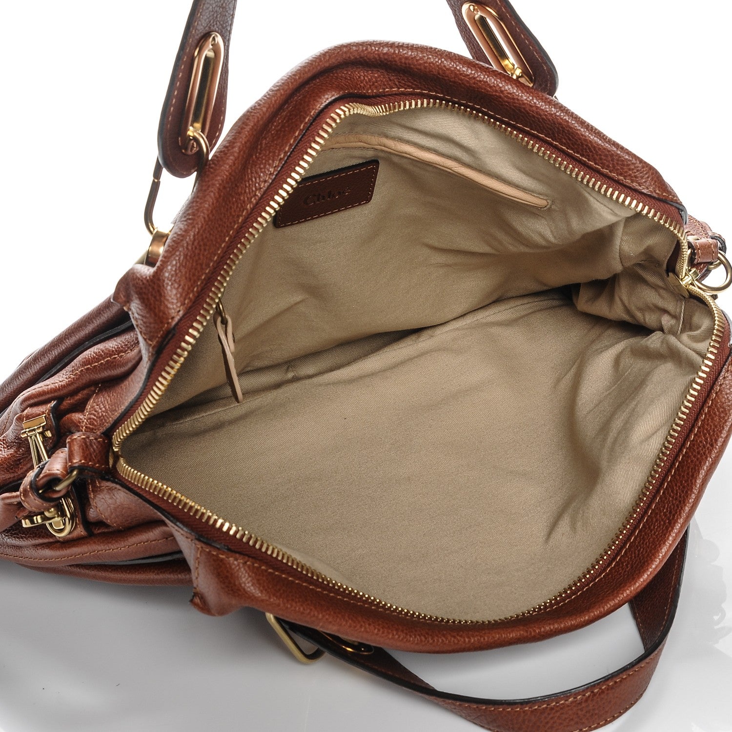 Chloe Calfskin Large Paraty Brown 5 of 6