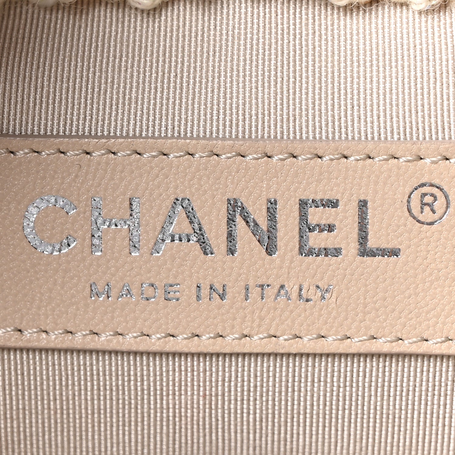 Chanel Tweed Calfskin Quilted Gabrielle Backpack Ivory 6 of 10