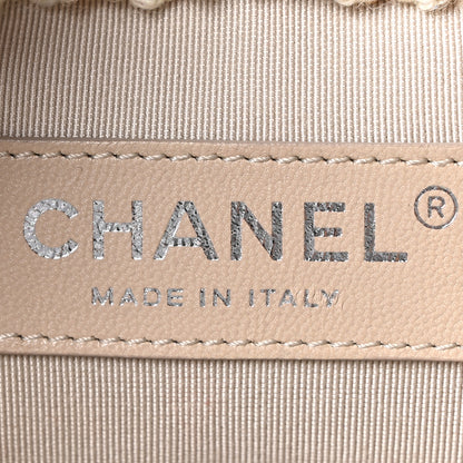 Chanel Tweed Calfskin Quilted Gabrielle Backpack Ivory 6 of 10