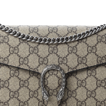 Gucci GG Supreme Monogram Mini Dionysus Chain Wallet Beige Black 10 of 10