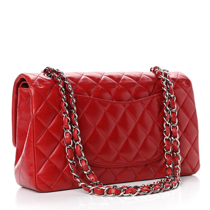 Chanel Lambskin Quilted Medium Double Flap Red 2 of 6