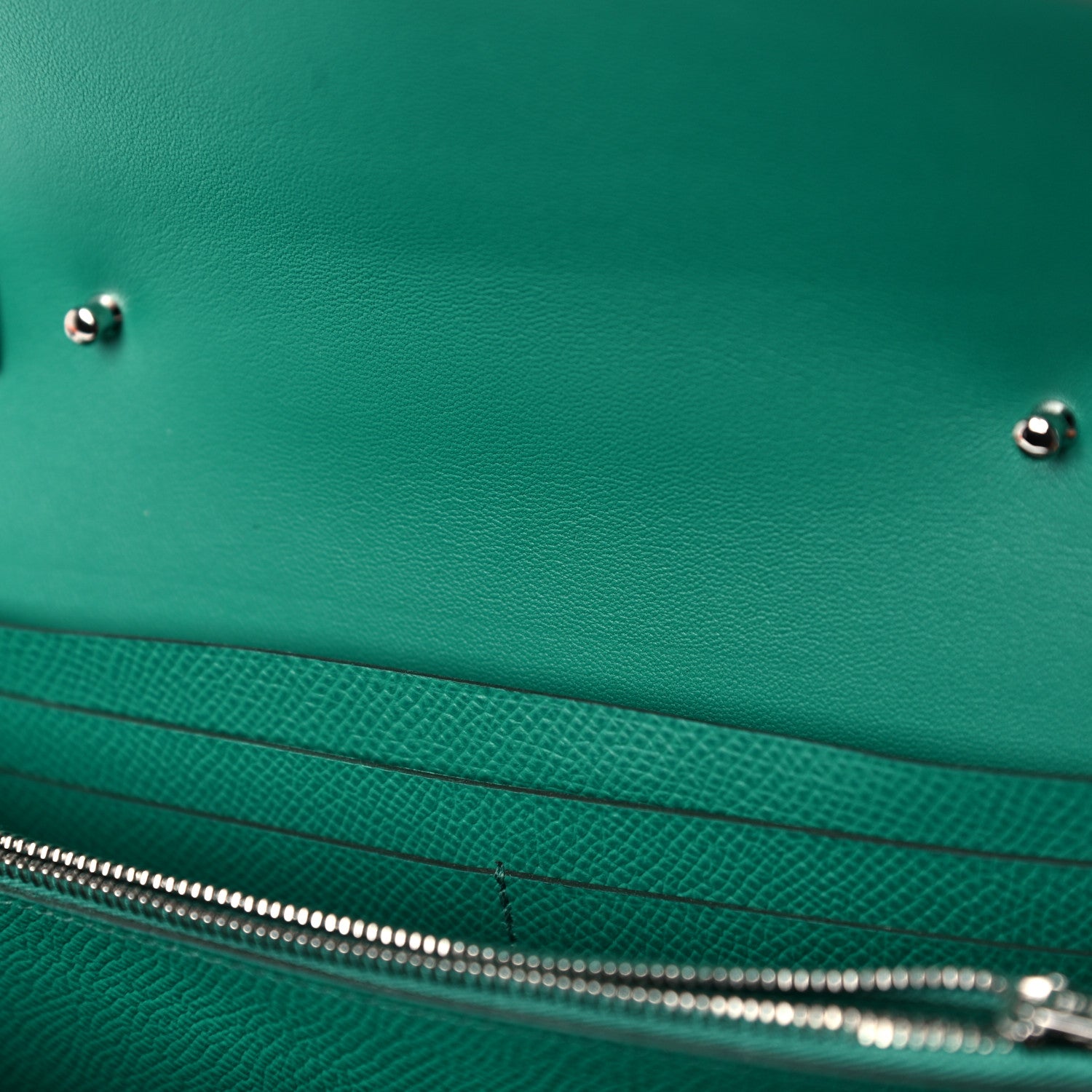 Hermes Epsom Constance Long To Go Wallet Vert Vertigo 12 of 14