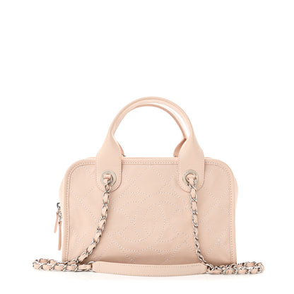Chanel Caviar Quilted Small Deauville Bowling Bag Light Pink 1 of 11