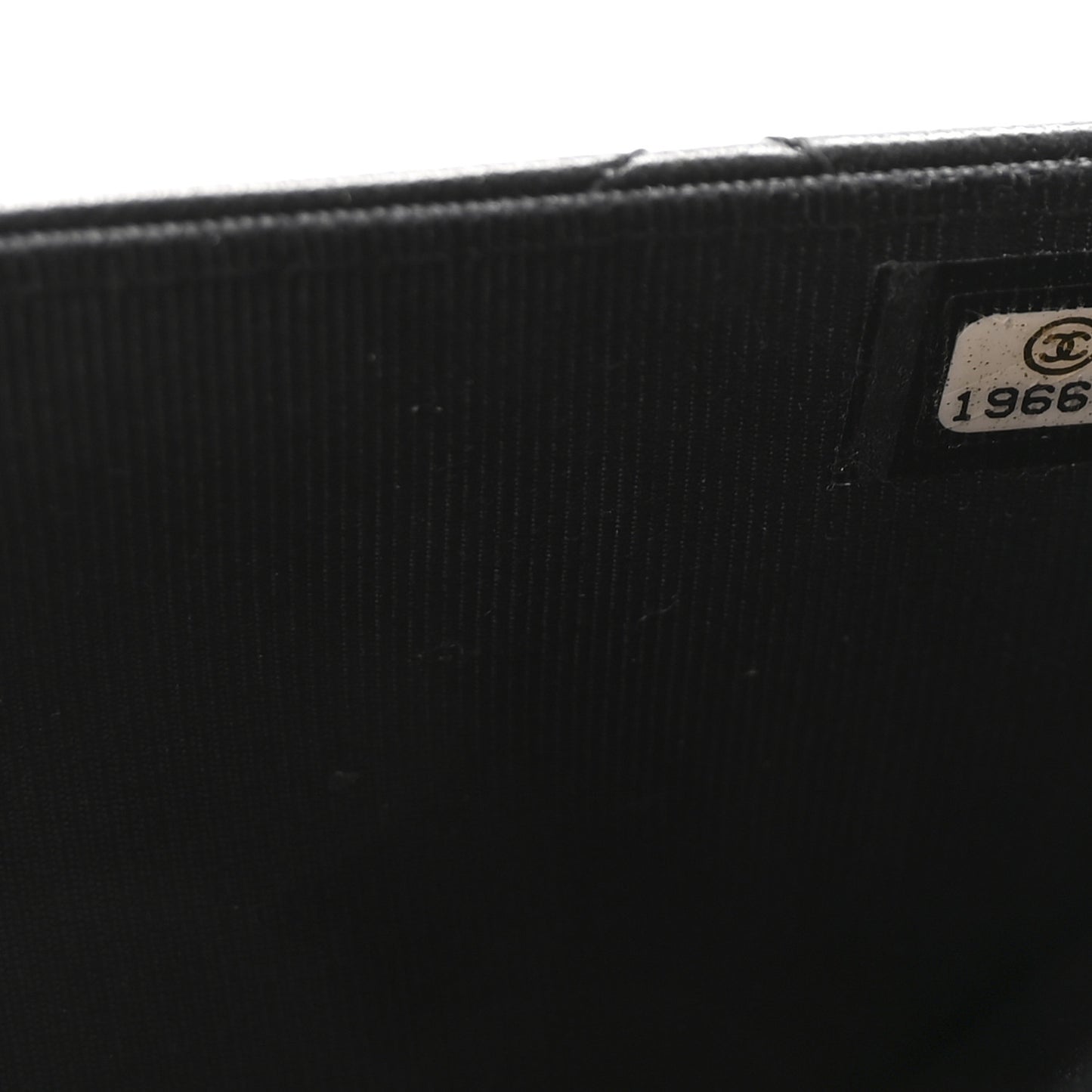 Lambskin Quilted Wallet On Chain WOC Black