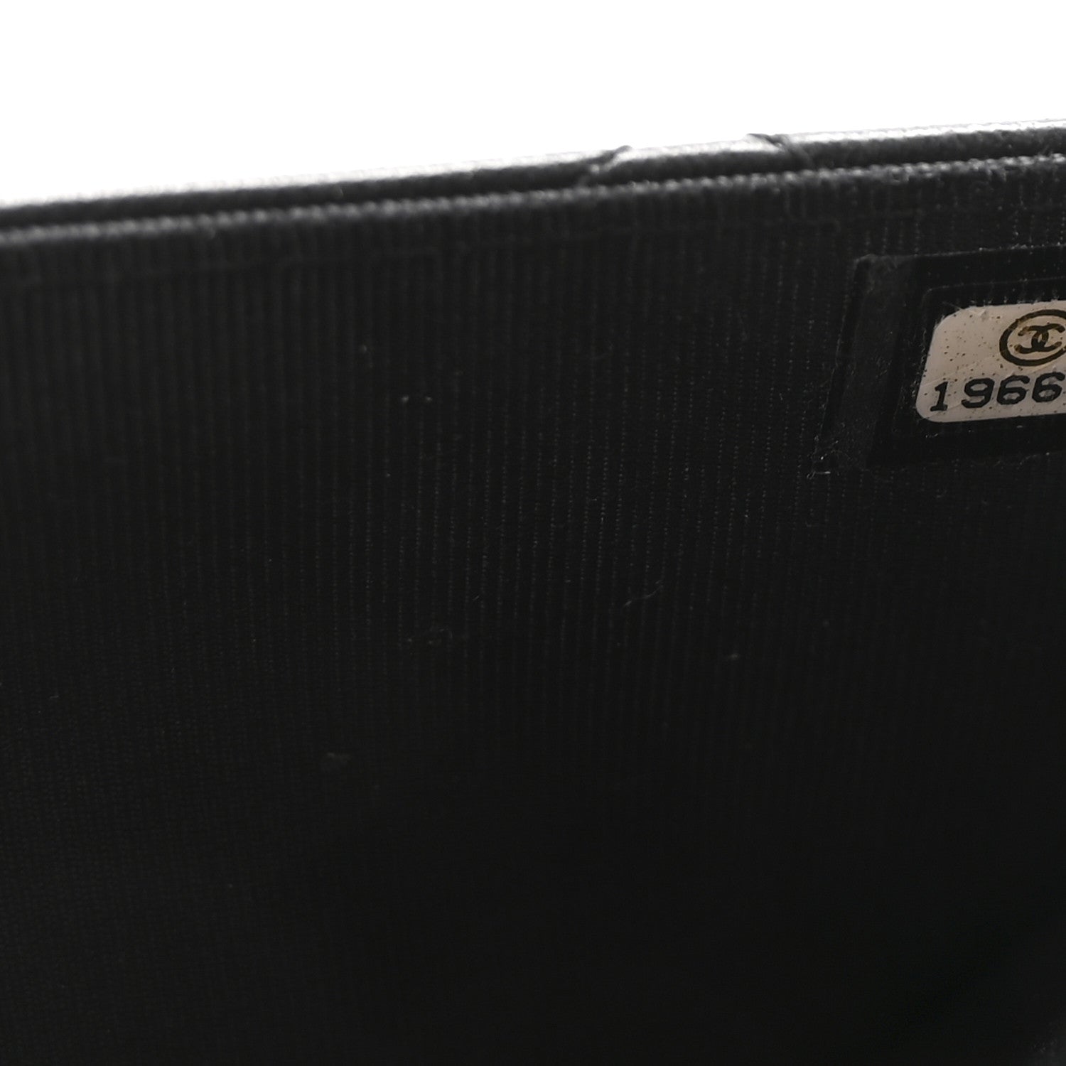 Chanel Lambskin Quilted Wallet On Chain WOC Black 8 of 12