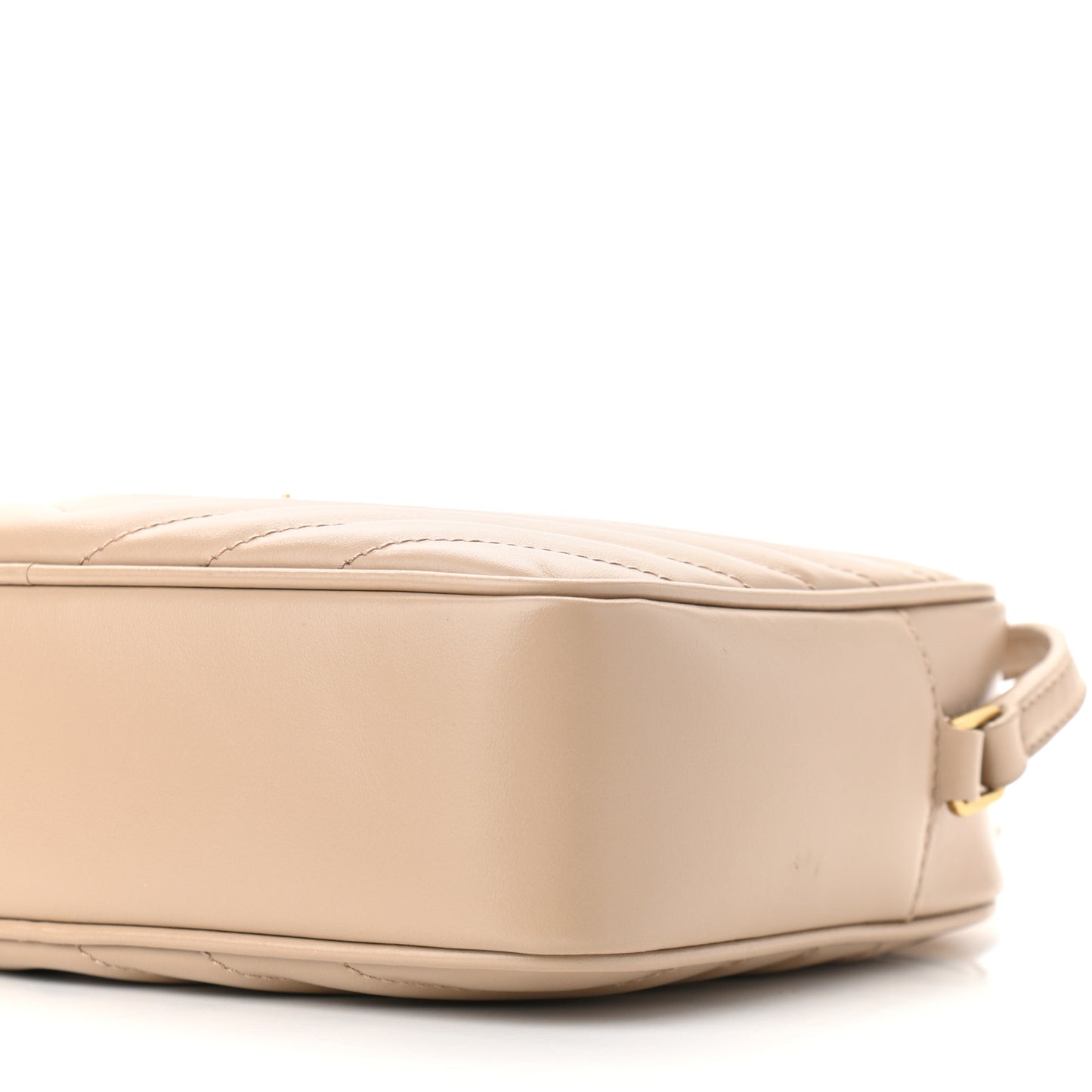 Calfskin Matelasse Monogram Lou Camera Bag Dark Latte