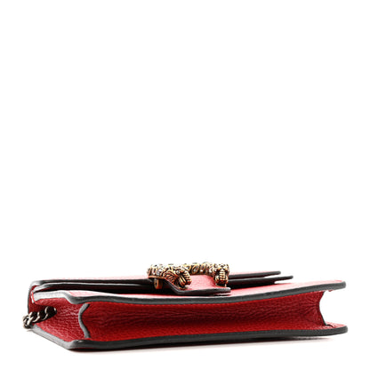 Gucci Calfskin Super Mini Dionysus Shoulder Bag Hibiscus Red 4 of 12