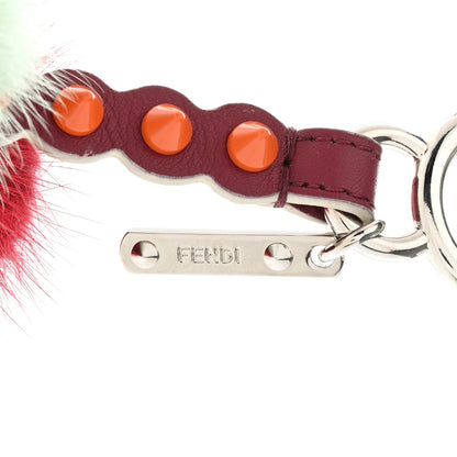 Fendi Mink Fur Calfskin Fun Fair Bag Charm Multicolor 4 of 4
