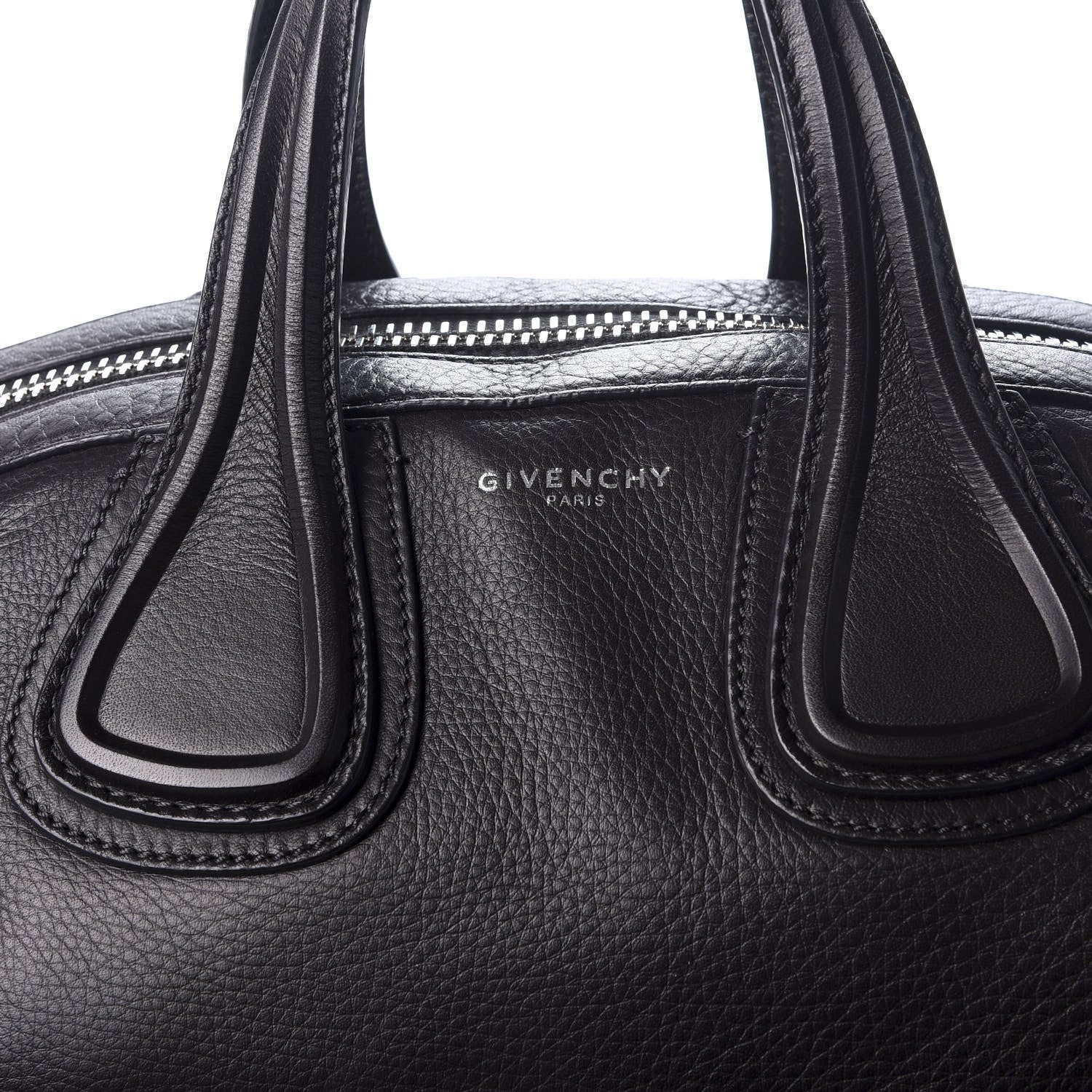 Givenchy Waxed Calfskin Studded Medium Nightingale Black 9 of 9