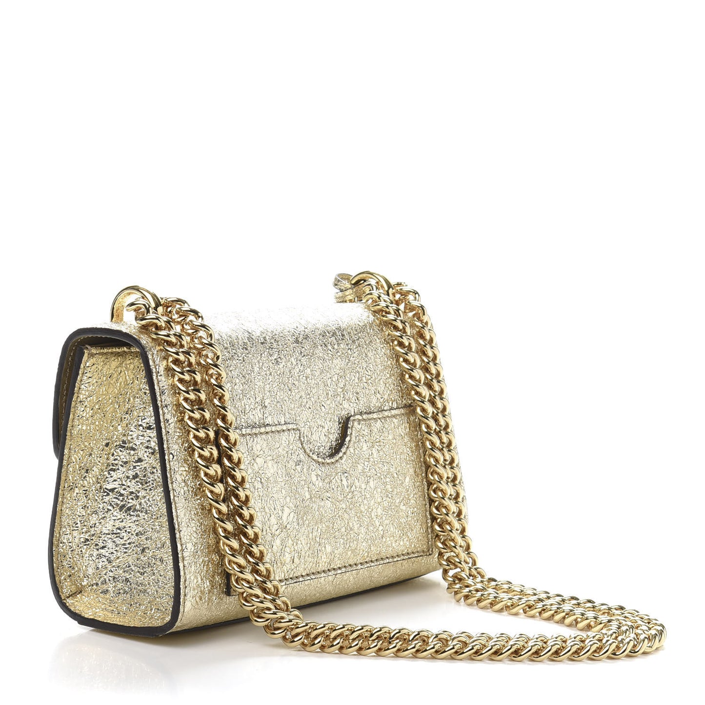 Galassia Small Padlock Shoulder Bag Platino